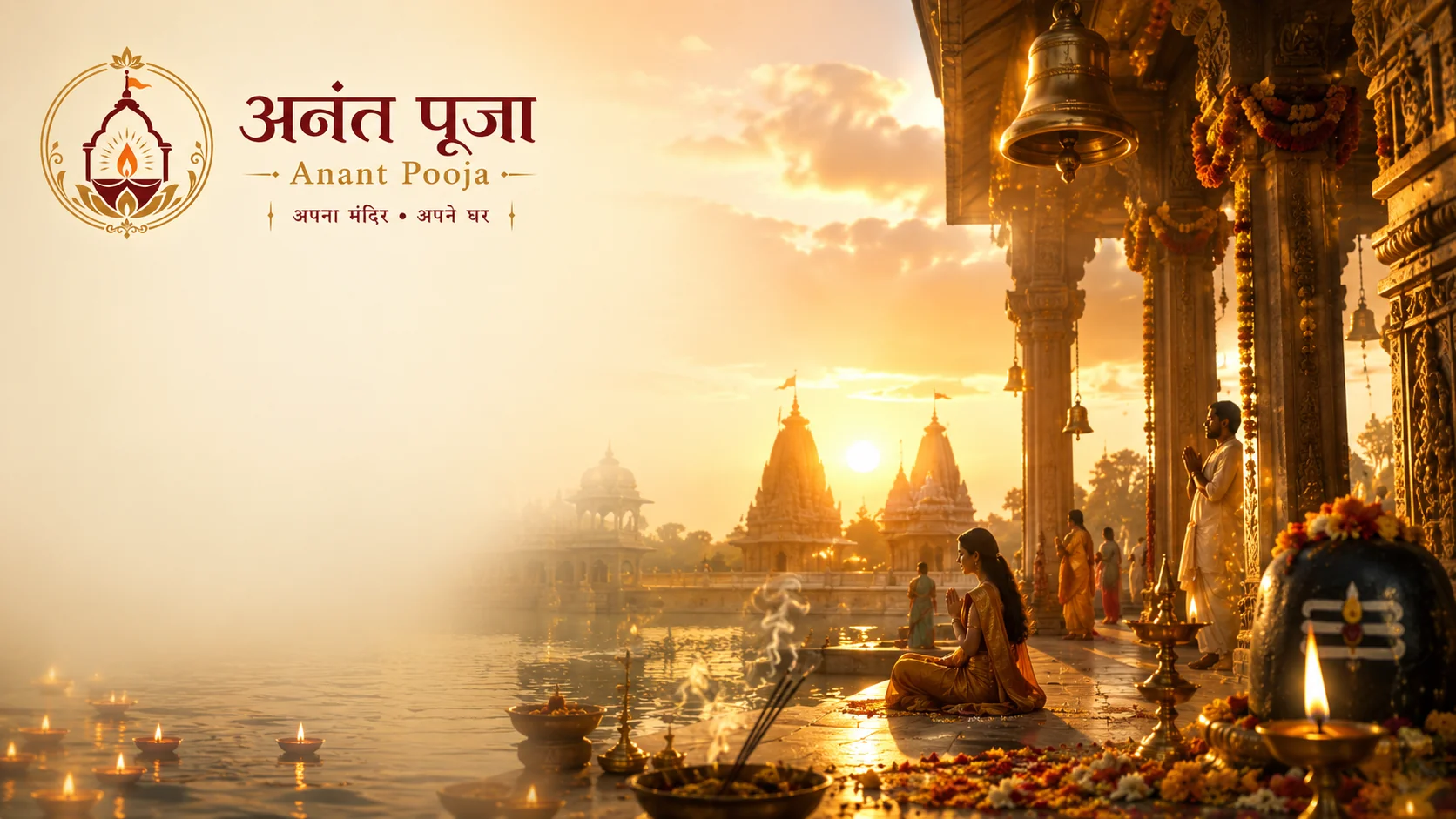Riverside ghat where Pitru Dosh Shanti and Pind Daan are performed at Pushkar and Ujjain